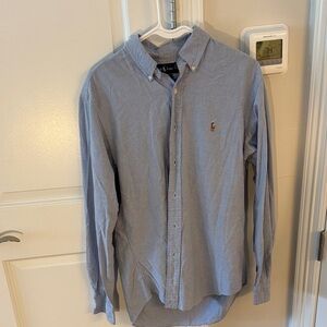 Polo by Ralph Lauren Men's Light Blue Button Down Shirt